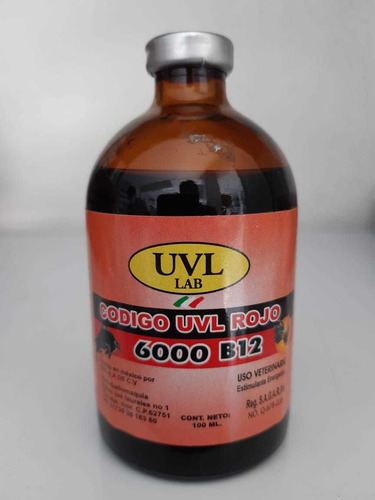 Vitamina Uvl Codigo Rojo 6000 B12 100ml