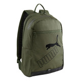 Mochila Puma Phase Backpack Ii Color Verde Diseño De La Tela Liso