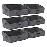 Tenabort 6 Pack Cajas Almacenamiento Plegables Grandes Con