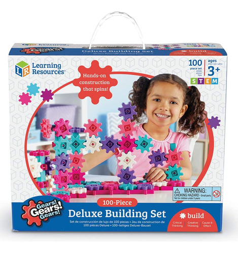 Learning Resources Set De Construcción Gears Gears Deluxe