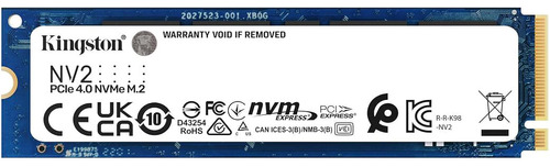 Ssd Nvme 500gb Pcie 2280 Kingston Nv2 - Snv2s/500g