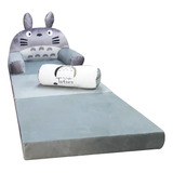 Puff Cama Portatil Infantil De Totoro Con Almohada 170x70cm