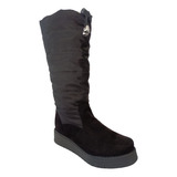 Bota Invierno Frio Dama Negras 23 - 26 Moda Mujer