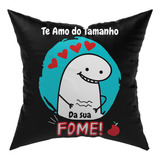 Almofada Avulsa Cheia Flork Meme Humor C/ Frases 45cm X 45cm