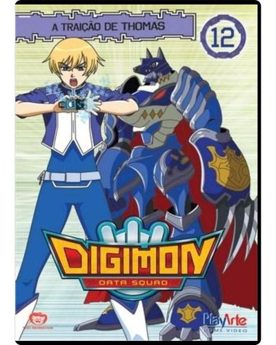 Dvd Digimon Volume 12 A Traição De Thomas
