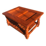 Mesa Ratona De Algarrobo 60x80cm - Sin Vidrio