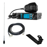 Kit Rádio Rp-50 Px 80canais Antena B-2070 Cabo S Caminhonete