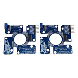 2 Placas Ópticas Ultra Sensíveis Para Comandos/manche Sanwa