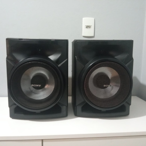 3 Caixas De Som Do Míni System Sony Mhc-gtr555 Usadas