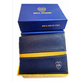  Billetera De Boca Juniors 100% Original Cuero Pu - Licencia