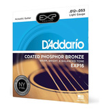 Cuerda De Guitarra D'addario Exp16 012 De Acero Fosforado