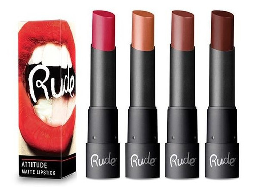 Labial Mate Lipstick. Rude - g a $750