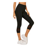 Leggings De Fitness Femininas Hollow Out Splice Tight Yoga C