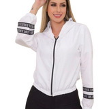 Corta Vento Jaqueta Blusa Casaco Feminina Curta Moda