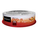 Sony Dvd-r (husillo De 15 Pk)