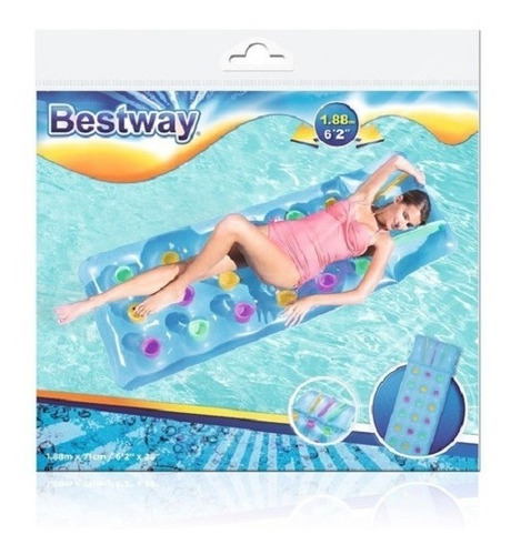 Bestway Colchoneta Inflable Apoya Vaso Para Pileta Lanus