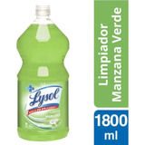 Limpiador Lysol Desinfectante Líquido Manzana Verde 1.8 L