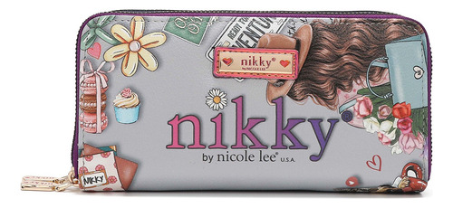 Cartera Doble Cierre Nikky World Nikky By Nicole Lee Ss24