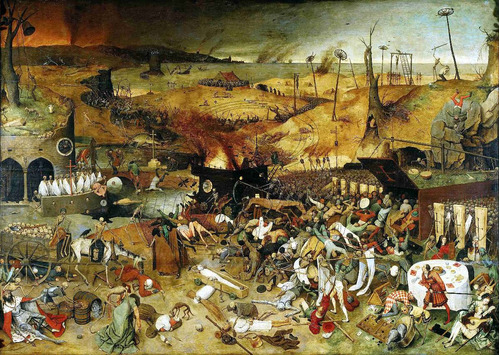 Lienzo Tela Arte Canvas Triunfo De La Muerte Brueghel 50x70