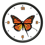 Signmission Clock 1 Mariposas De Pared Monarca Decoración De