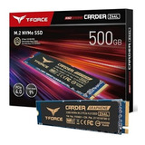 Ssd Estado Solido M.2 Pcie Nvme T-force Cardea Z44l 500 Gb Color Negro