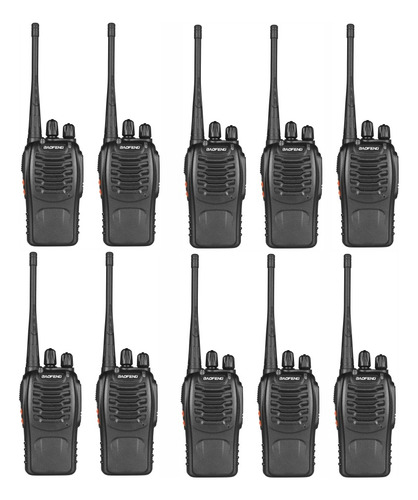 Radio Intercomunicador Baofeng 888s Uhf X10 Bateria 2800mah