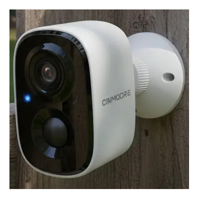 Cámara de Seguridad Inalámbrica Cinmoore WiFi 4MP Exterior Visión Nocturna Color | Envío gratis