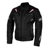 Campera Moto Fourstroke Wanderlust Mujer Con Protecciones