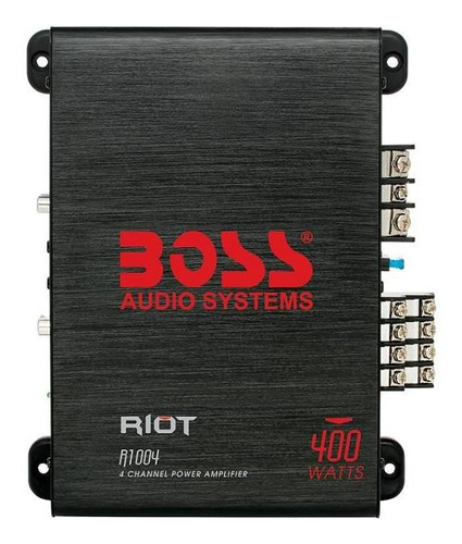 Amplificador Potencia Boss 4 Canales R1004 Rango Completo 