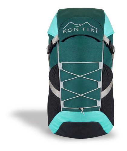 Mochila 42l Montañismo Campismo Y Senderismo Kon Tiki Verde