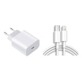 Cargador Compatible Apple Usb-c 30w Carga Rápida Con Cable