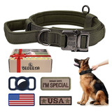 Collar Táctico Para Perros Collar Militar Ajustable:  ...