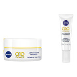 Crema Nivea Q 10 Dia  50 Ml Fps 15 + Contorno De Ojos 15 Ml