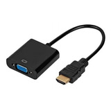 Adaptador Conversor Hdmi Macho P/ Vga Femea Pc Note Monitor