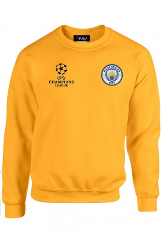 Buzo Saco Deportivo Manchester City  Fc Champions Crewneck