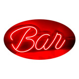 Cartel Neón Led  Bar - Deco - Luminoso - Comercios