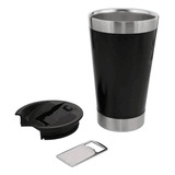 Copo Térmico Staley Inox 502ml Tampa Abridor Bebidas Cerveja