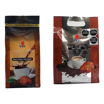 1 Café Negro 2 En 1 Y 1 Pieza Café 3 En 1 Dxn Ganoderma | Meses sin interés