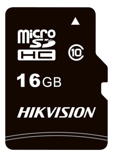 Cartão De Memória Hikvision 16gb Microsd Com Adaptador 92mb