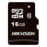 Cartão De Memória Hikvision 16gb Microsd Com Adaptador 92mb