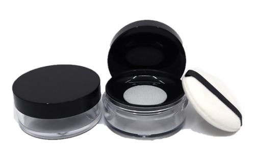 Caja Tamiz Frasco Polvo Maquillaje Cosmético Esponja Vacío