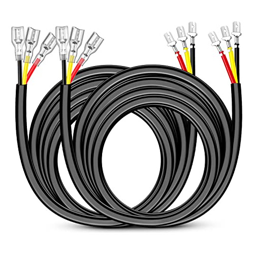 2 Uds 16awg 10 Pies Extensión De Arnés De Cableado 6 ...