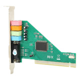 Tarjeta De Sonido Pci De Canal 4.1 Para Computadora De Escri