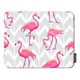 Mouse Pad Ofloral 24x20 Antideslizante Diseno Flamencos