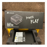 Fonte De Alimentação Corsair Rm750 750w  Black 100v/240v