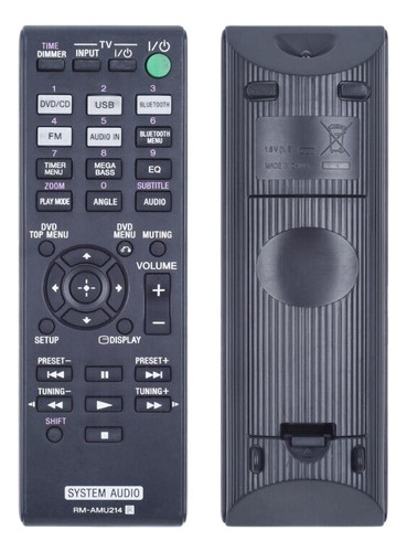 Mando A Distancia Rm-amu214 Para Sony Cmt-sbt40d