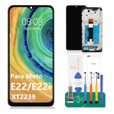 Para Motorola Moto E22 Pantalla Táctil Lcd Con Marco