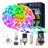 Tiras De Led Wifi 20m Bylifity Luz Led Rgb Inteligentes Música De Tira Luces Alexa Google Home App Control Para Cuarto, Tv, Bar, Habitación Gaming, Fiesta, Decoración De Interior