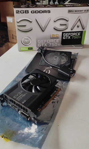 Placa De Vídeo 2gb Evga Gforce Gtx 750 Ti  Sc 02g-p4-3753-kr