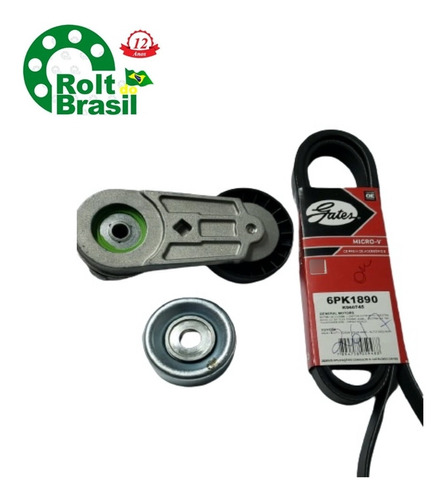 Kit Da Correia Do Alternador Gm Captiva 2.4 16v 2010